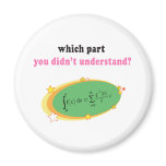 Complex Math Equation magnets