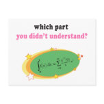 Complex Math Equation postcards
