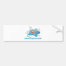 Complex Structure Inside (Eukaryotic Cell) Bumper Stickers