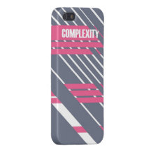 Complexité dans le rose et le gris iPhone 5 case