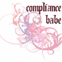 Compliance Babe Acrylic Cut Out