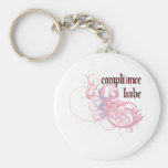Compliance Babe Key Chain