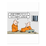 compliance federal guideline prisoners post card