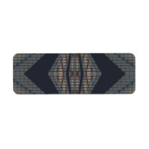 "Complicated World" Geometric Abstract Return Address Labels
