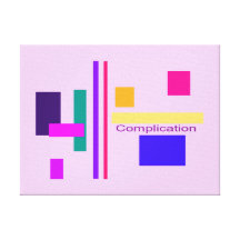 Complication Stretched Canvas Prints
