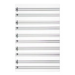Composing Music Lined Stationery