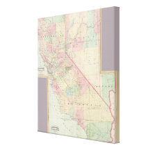 Composite Calif, Nevada Canvas Prints