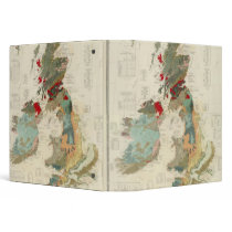 Composite Geological, palaeontological map Vinyl Binder