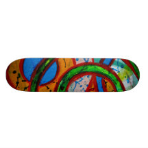 Composition #20C by Michael Moffa Skateboard