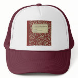 composition notebook hat