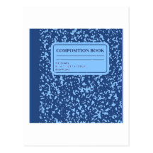 Composition Book/Student-Teacher Post Card