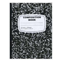Composition Book Student Teacher Post Cards