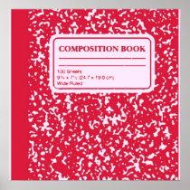 Composition Book/Student-Teacher Poster