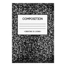 Composition Notebook Design Announcements
