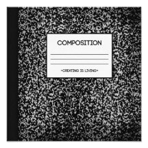Composition Notebook Design Photo