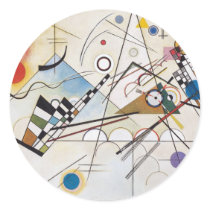 Composition VIII Round Sticker