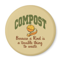 Compost Refrigerator Magnet