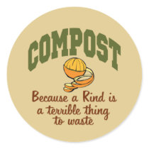 Compost Round Stickers