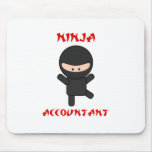 Comptable de Ninja Tapis De Souris