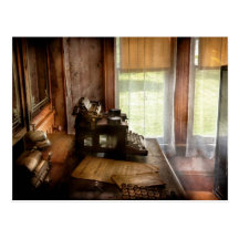 Comptable - mon petit bureau carte postale