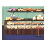 Compteur de magasin de gâteau photos sur toile