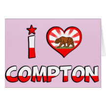 Compton, CA Greeting Card