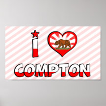 Compton, CA Print