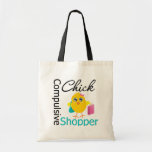 Compulsive Shopper Chick Tote Bag