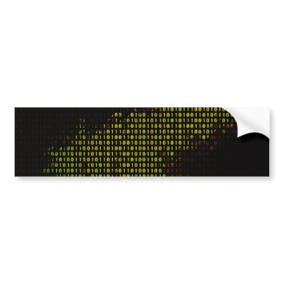 Compute Nebular Bumper Sticker by Moondial