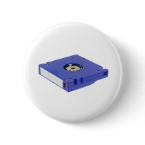 Computer backup tape pinback button