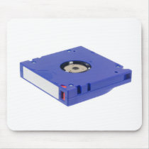 Computer backup tape mouse pad