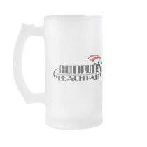 Computer Beach Party Frosted Mug