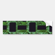 Computer board bumper sticker