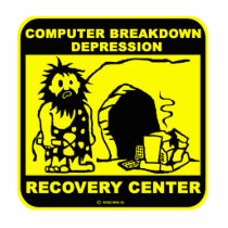 Computer breakdown depression recovery centre