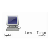 Computer Business Card Template