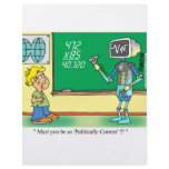 Computer Cartoon Robot in classroom Personalized Flyer