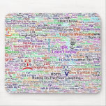 Computer Chat Word Art mousepads