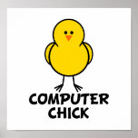 Computer Chick Print