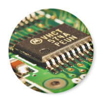 Computer Chips Circuits Boards Fridge Magnets