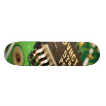 Computer Chips Circuits Boards Skate Deck