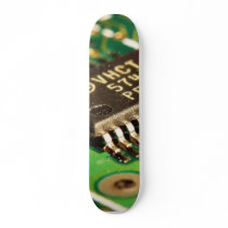 Computer Chips Circuits Boards Skate Deck