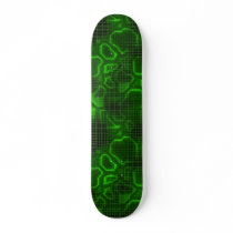 Computer Circuit Board Textured Skate Decks