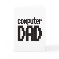 Computer Dad Folding Card