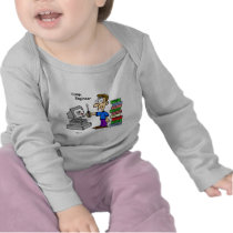 Computer Engineer Cartoon T-shirt