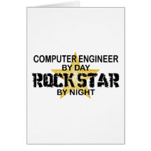 Computer Engineer Rock Star Cards
