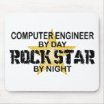 Computer Engineer Rock Star Mouse Pad