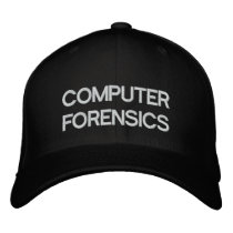 COMPUTER FORENSICS EMBROIDERED HAT