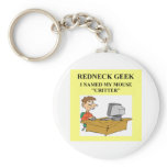 computer geek joke key chains