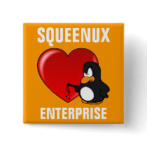 Computer Geek Valentine: Be Secure in Your Love Pin
