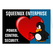Computer Geek Valentine: Be Secure in Your Love Greeting Card